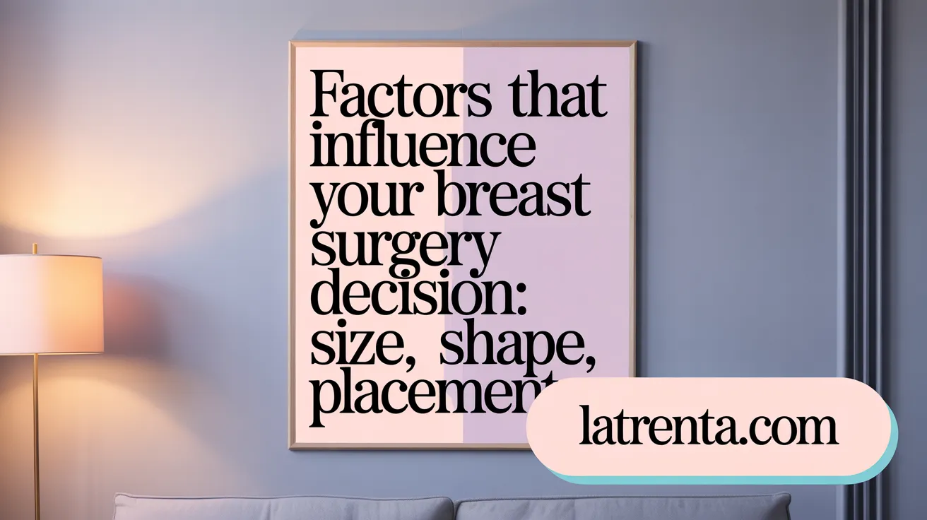 Factors That Influence Your Breast Surgery Decision: Size, Shape, Placement