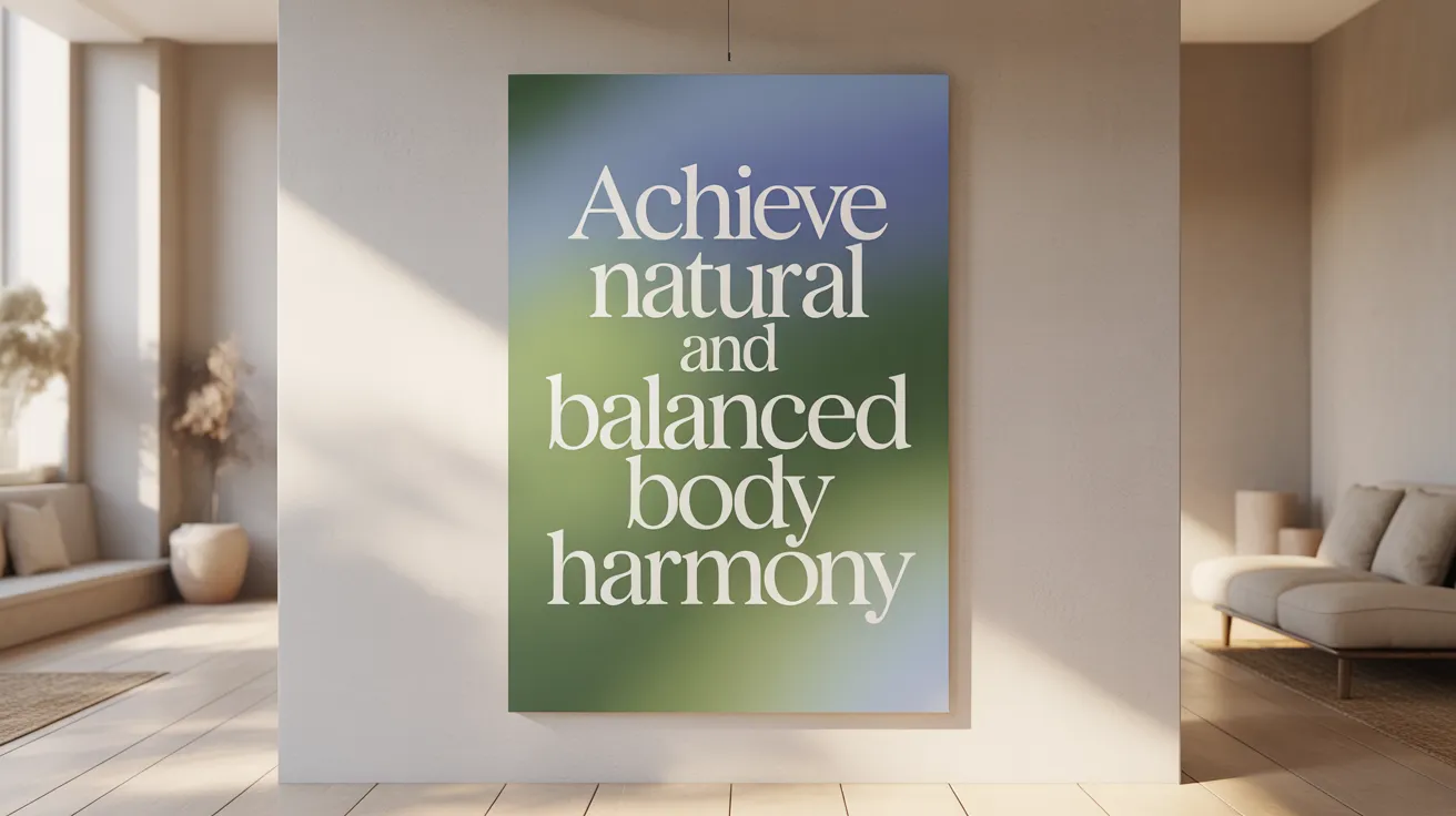 Achieve Natural and Balanced Body Harmony