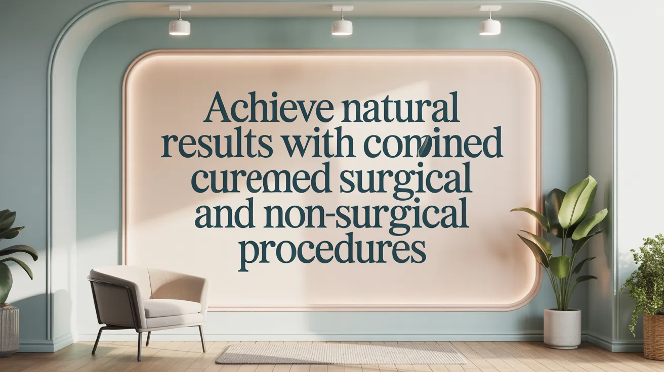 Achieve Natural Results with Combined Surgical and Non-Surgical Procedures