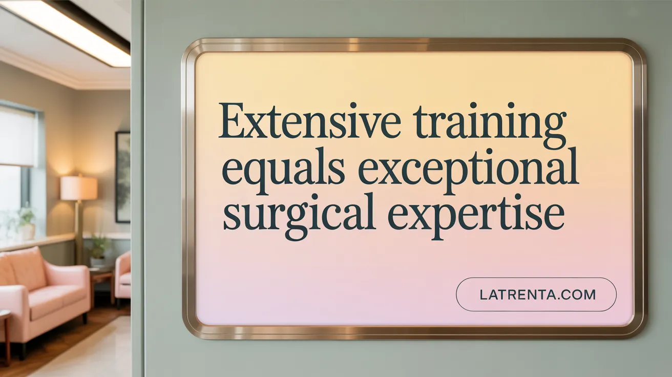 Extensive Training Equals Exceptional Surgical Expertise