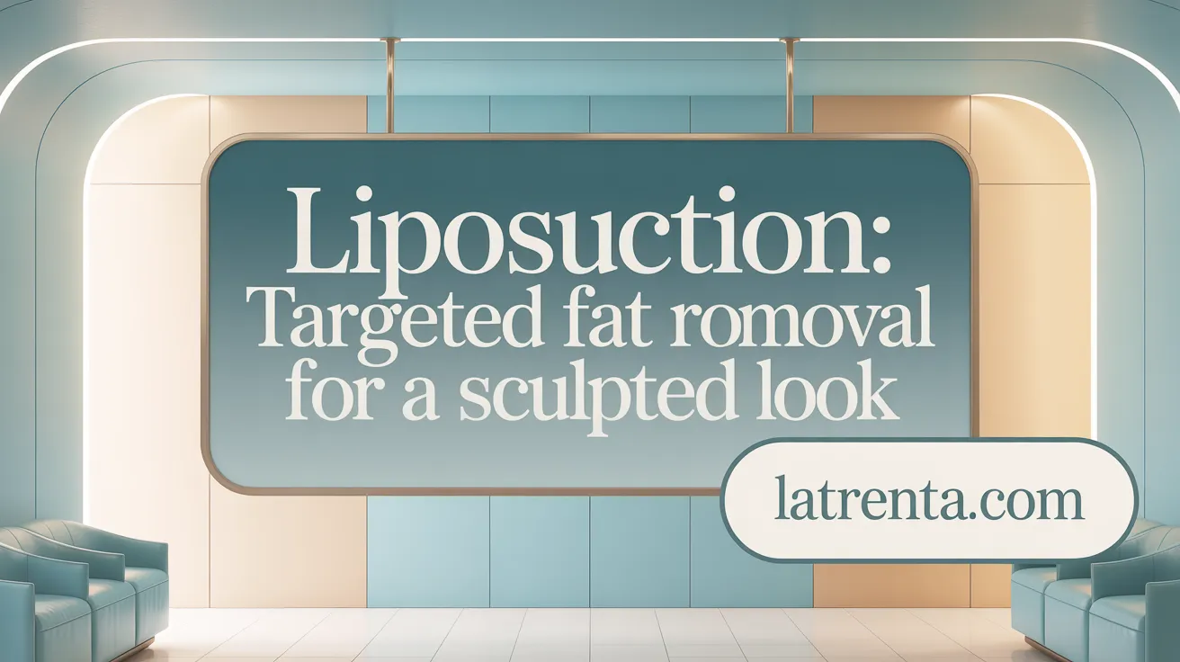 Liposuction: Targeted Fat Removal for a Sculpted Look