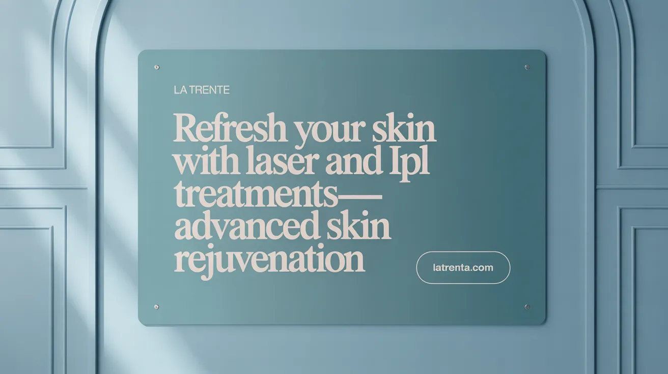 Refresh your skin with laser and IPL treatments—advanced skin rejuvenation