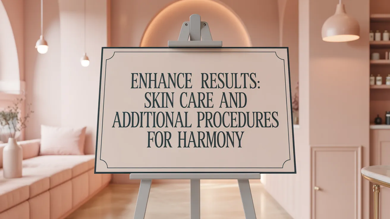 Enhance Results: Skin Care and Additional Procedures for Harmony
