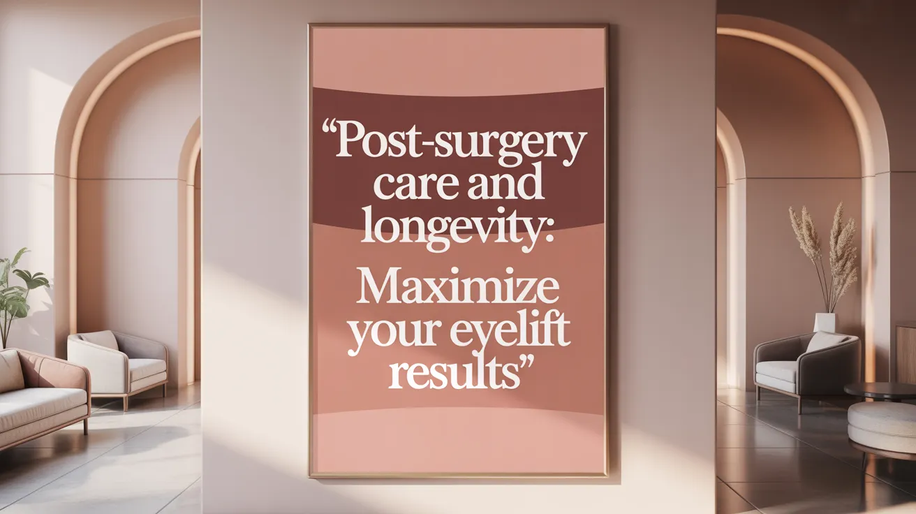 Post-Surgery Care and Longevity: Maximize Your Eyelift Results