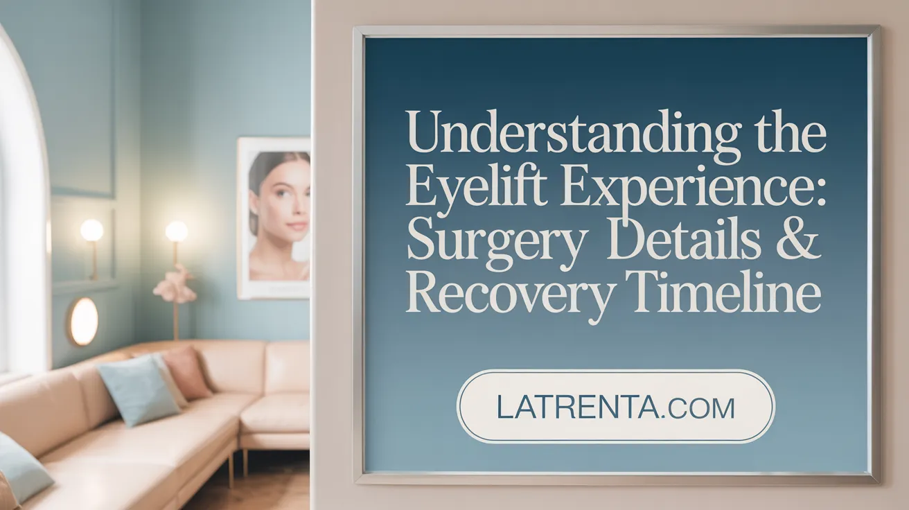 Understanding the Eyelift Experience: Surgery Details & Recovery Timeline