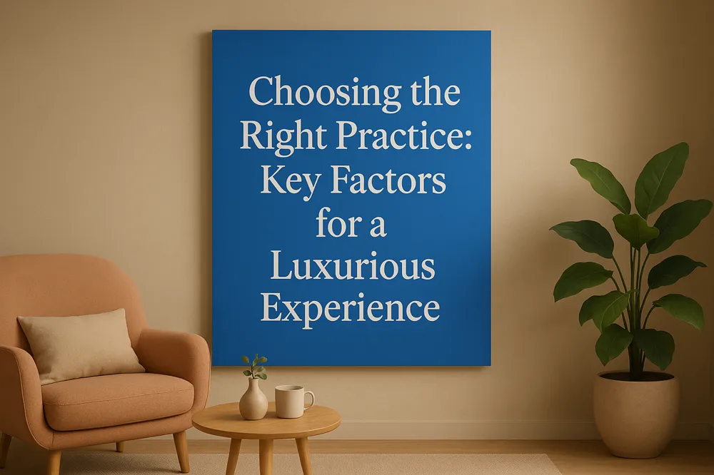 Choosing the Right Practice: Key Factors for a Luxurious Experience