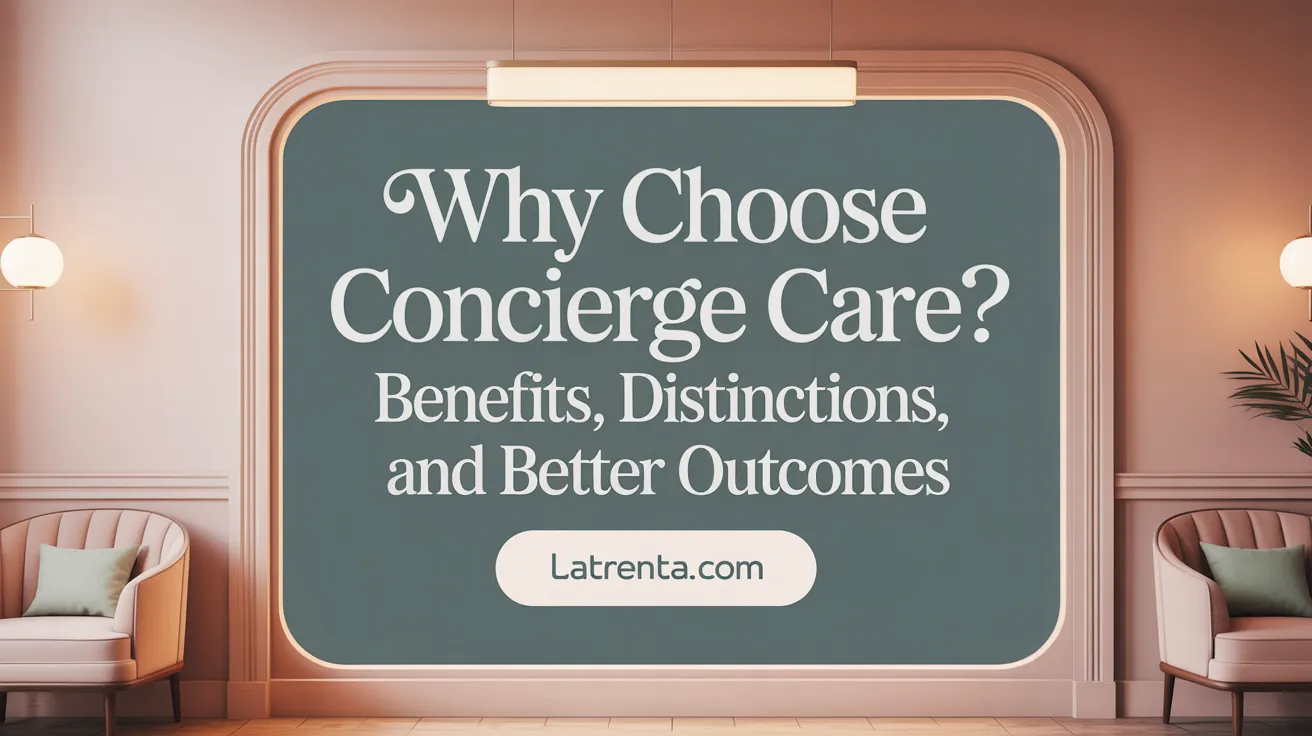 Why Choose Concierge Care? Benefits, Distinctions, and Better Outcomes