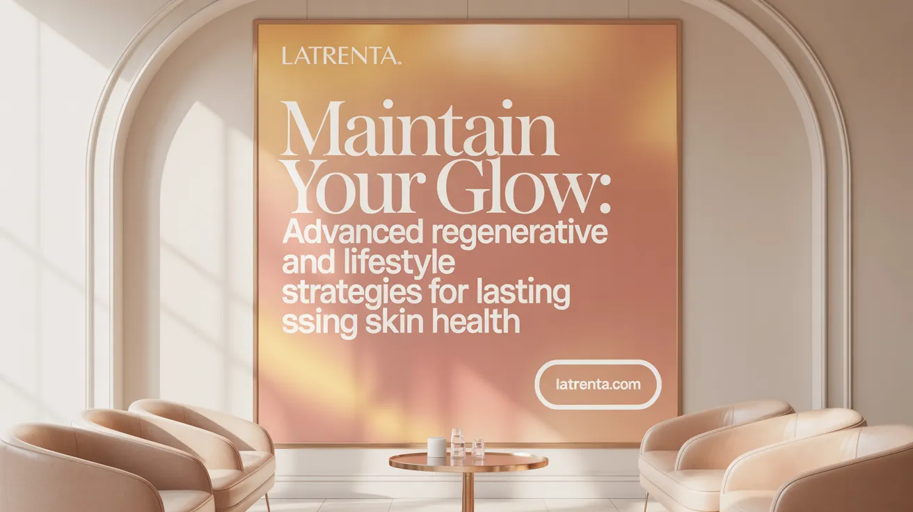 Maintain Your Glow: Advanced Regenerative and Lifestyle Strategies for Lasting Skin Health