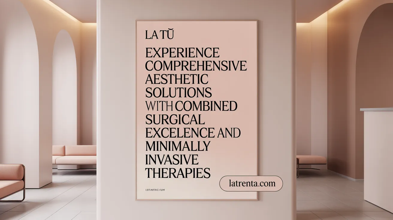 Experience comprehensive aesthetic solutions with combined surgical excellence and minimally invasive therapies