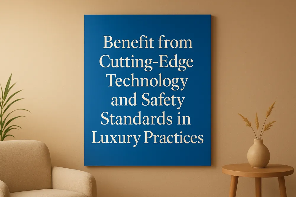 Benefit from Cutting-Edge Technology and Safety Standards in Luxury Practices