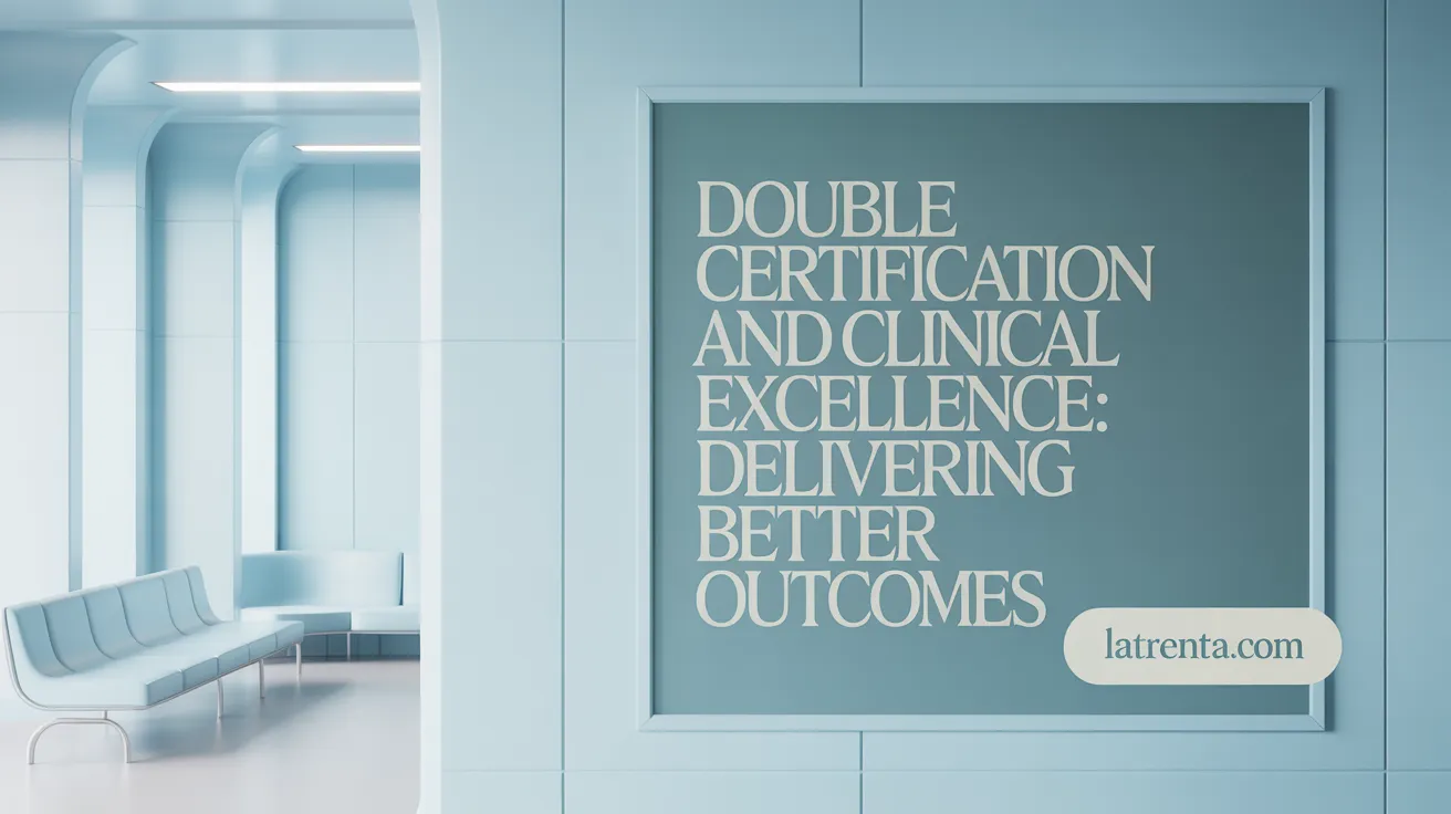 Double Certification and Clinical Excellence: Delivering Better Outcomes