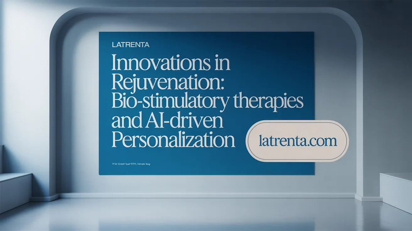 Innovations in Rejuvenation: Bio-stimulatory Therapies and AI-Driven Personalization