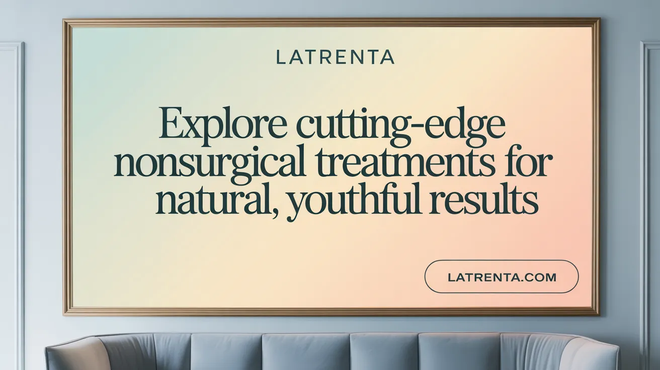 Explore Cutting-Edge Nonsurgical Treatments for Natural, Youthful Results