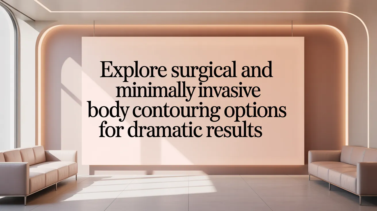 Explore Surgical and Minimally Invasive Body Contouring Options for Dramatic Results