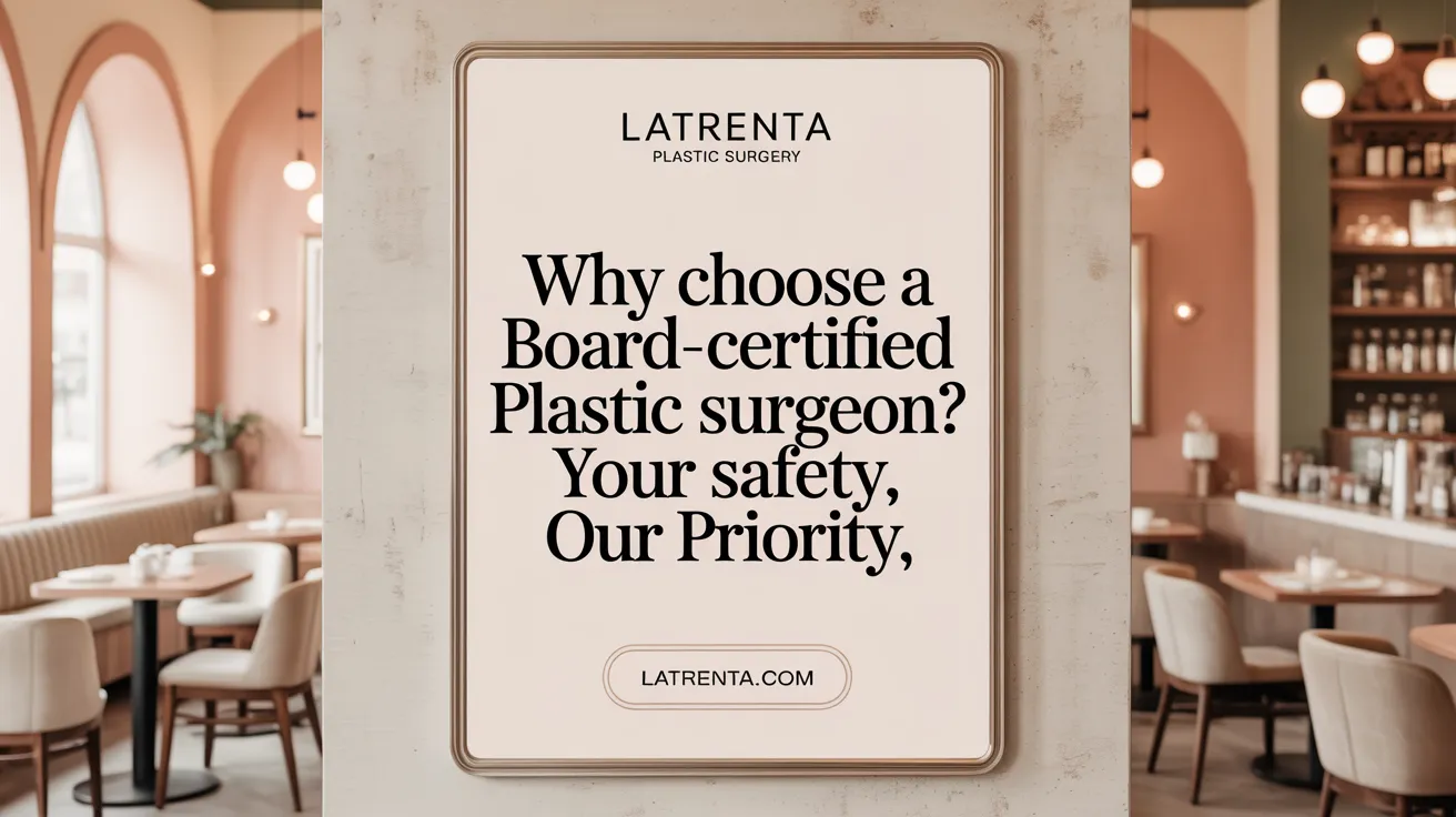 Why Choose a Board-Certified Plastic Surgeon? Your Safety, Our Priority