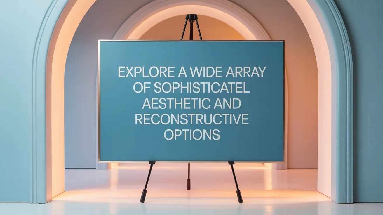 Explore a Wide Array of Sophisticated Aesthetic and Reconstructive Options