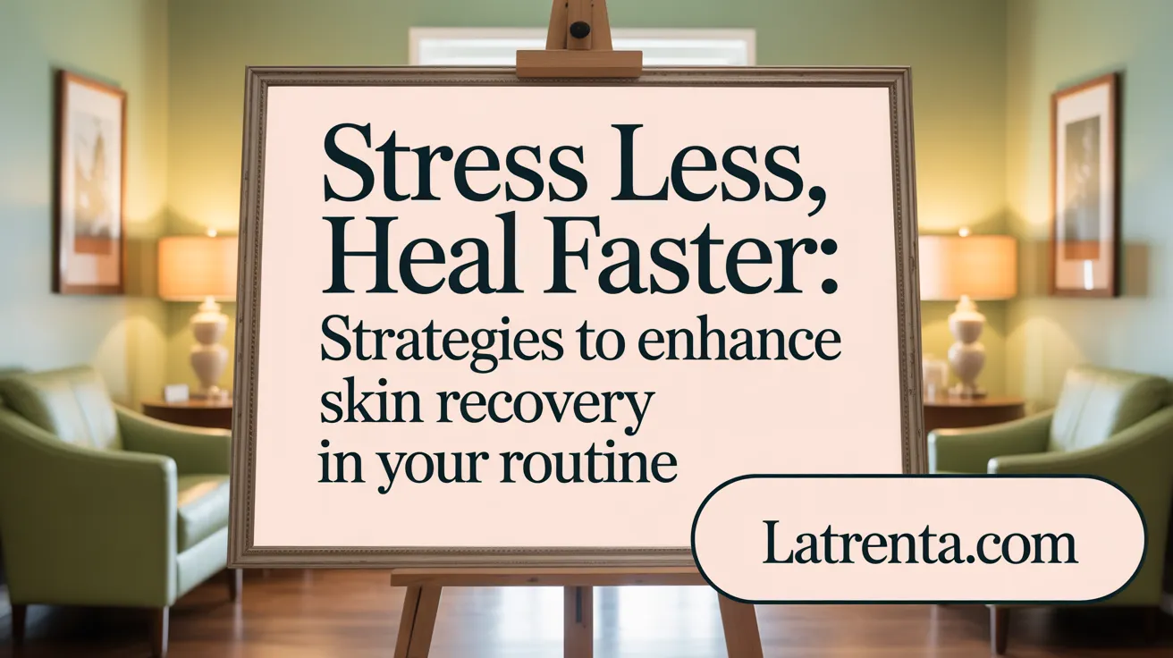 Stress Less, Heal Faster: Strategies to Enhance Skin Recovery in Your Routine