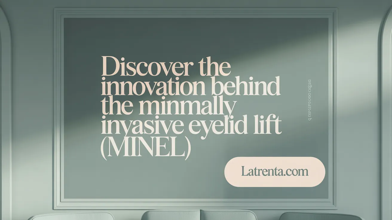 Discover the Innovation Behind the Minimally Invasive Eyelid Lift (MINEL)