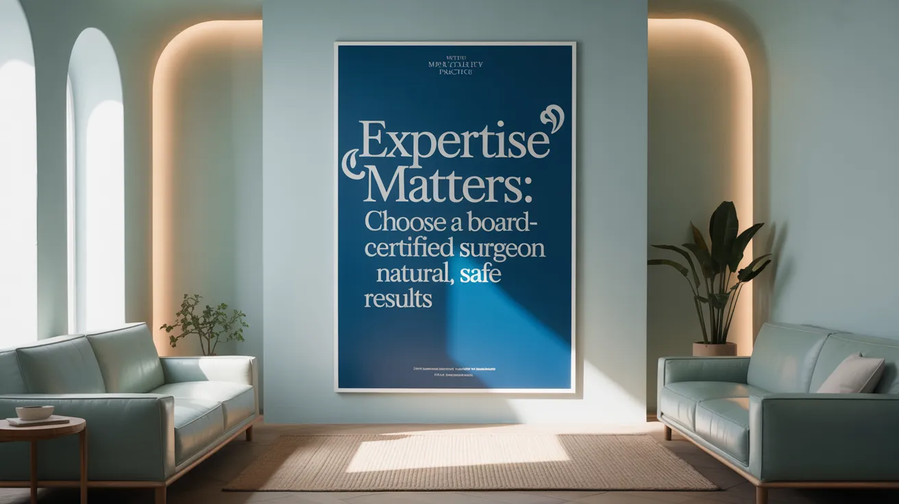Expertise Matters: Choose a Board-Certified Surgeon for Natural, Safe Results