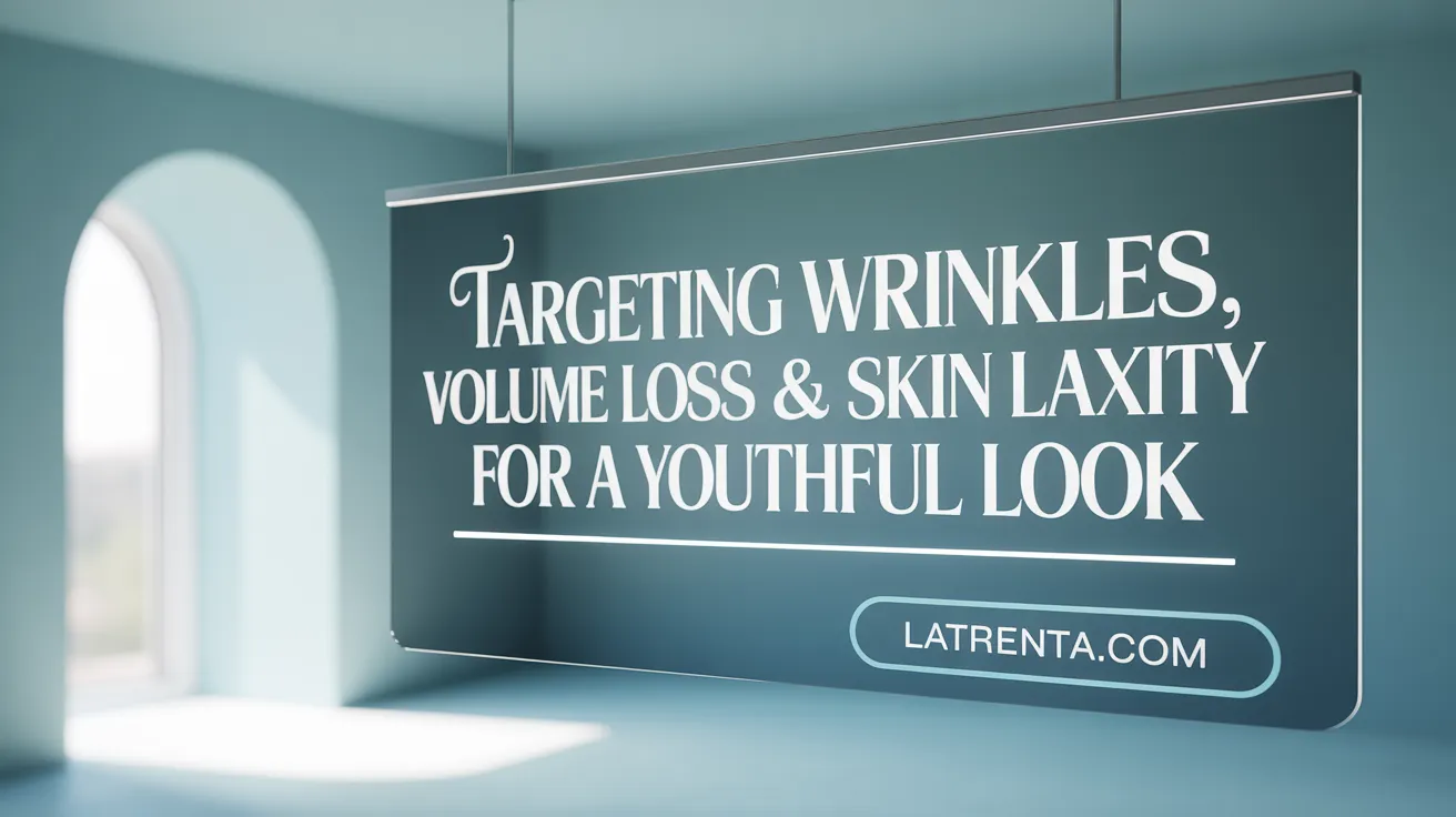 Targeting Wrinkles, Volume Loss & Skin Laxity for a Youthful Look