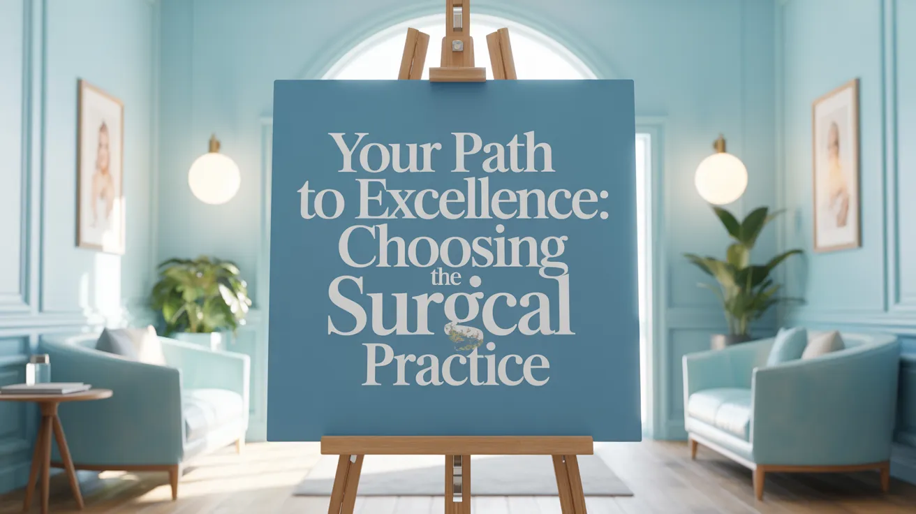 Your Path to Excellence: Choosing the Right Surgical Practice