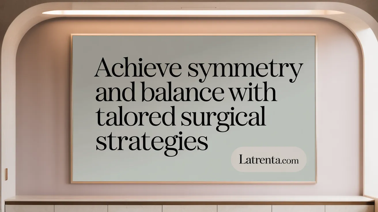Achieve Symmetry and Balance with Tailored Surgical Strategies