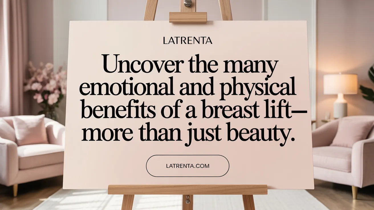 Uncover the many emotional and physical benefits of a breast lift—more than just beauty.