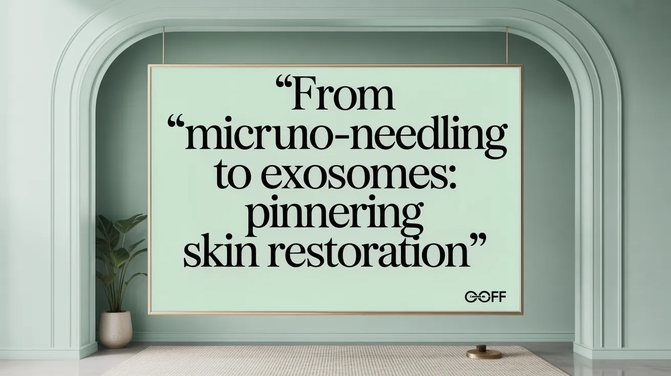 From Micro-needling to Exosomes: Pioneering Skin Restoration