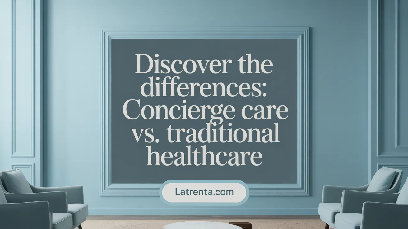 Discover the Differences: Concierge Care vs. Traditional Healthcare