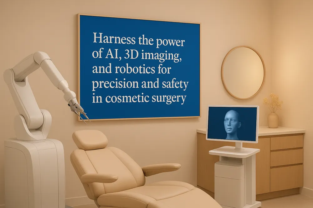 Harness the power of AI, 3D imaging, and robotics for precision and safety in cosmetic surgery