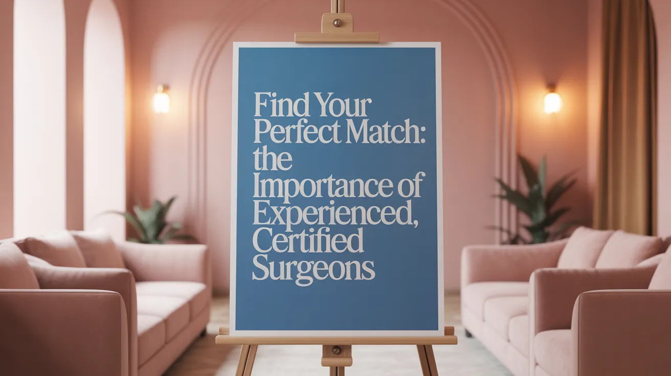 Find Your Perfect Match: The Importance of Experienced, Certified Surgeons