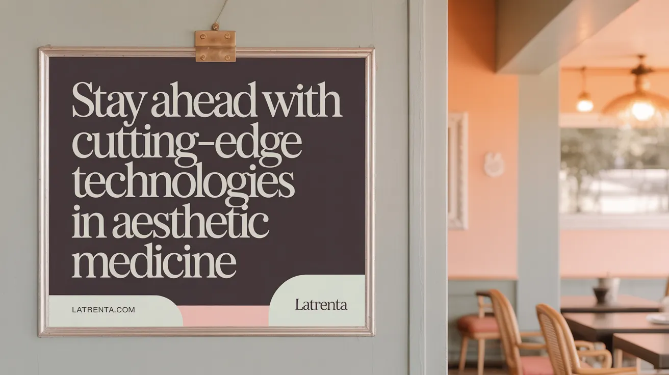 Stay Ahead with Cutting-Edge Technologies in Aesthetic Medicine