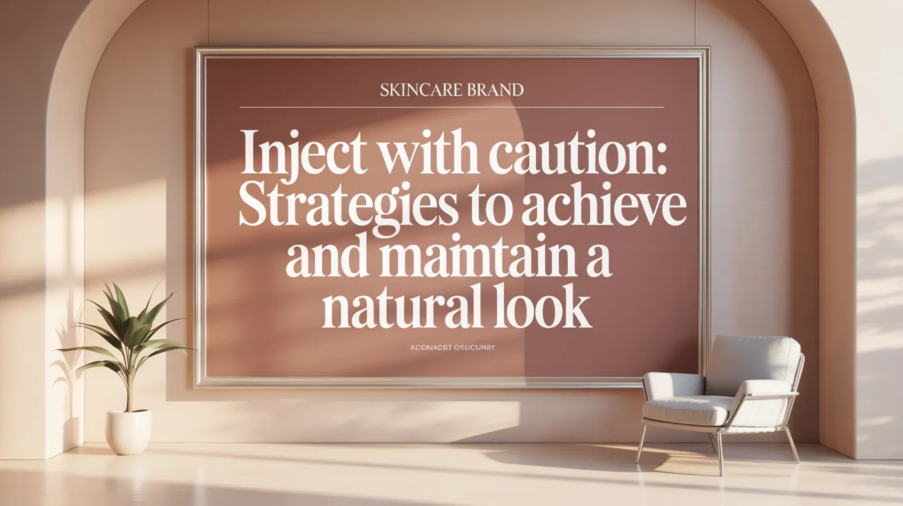 Inject with Caution: Strategies to Achieve and Maintain a Natural Look