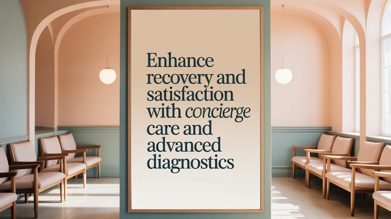 Enhance Recovery and Satisfaction with Concierge Care and Advanced Diagnostics