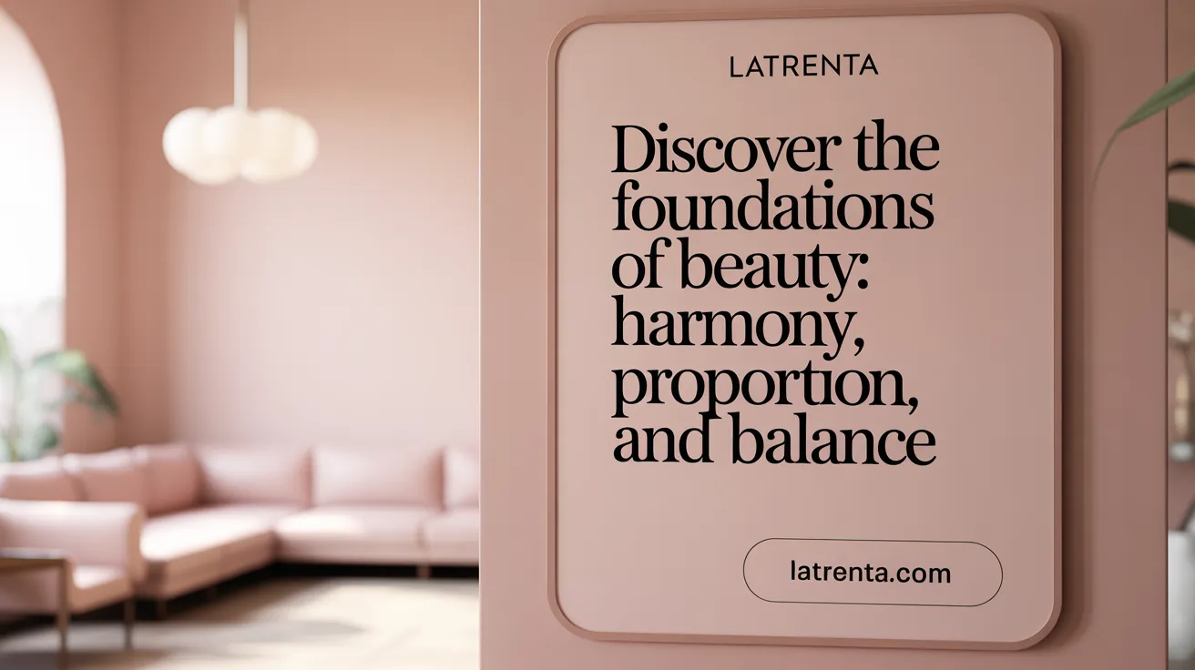 Discover the Foundations of Beauty: Harmony, Proportion, and Balance