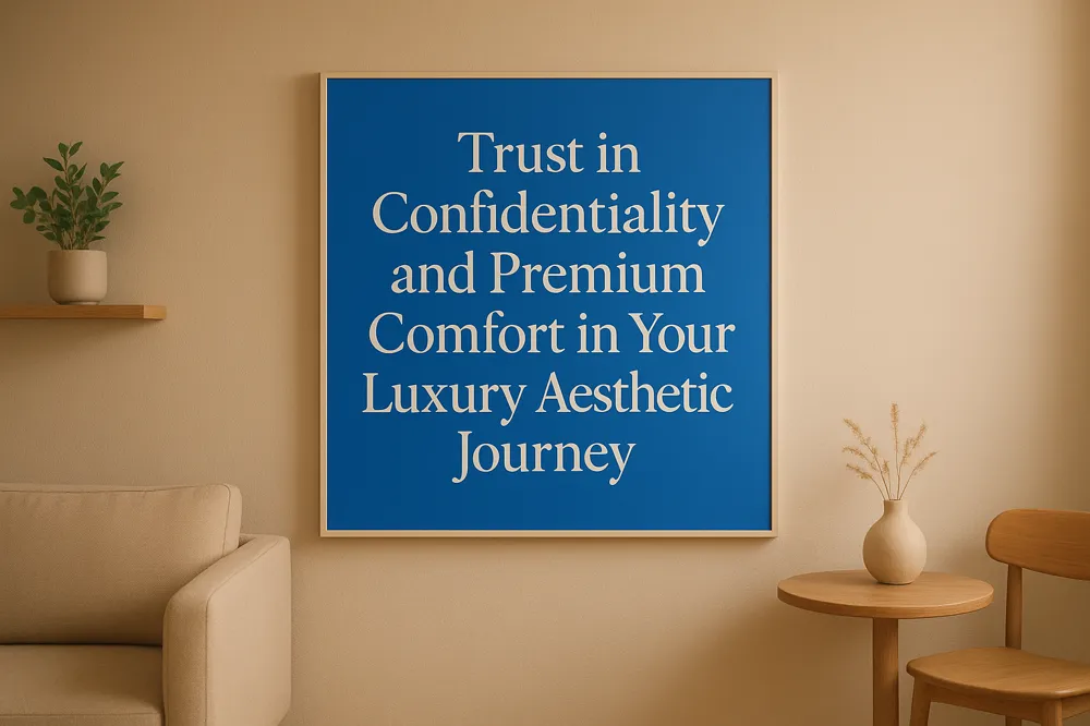 Trust in Confidentiality and Premium Comfort in Your Luxury Aesthetic Journey
