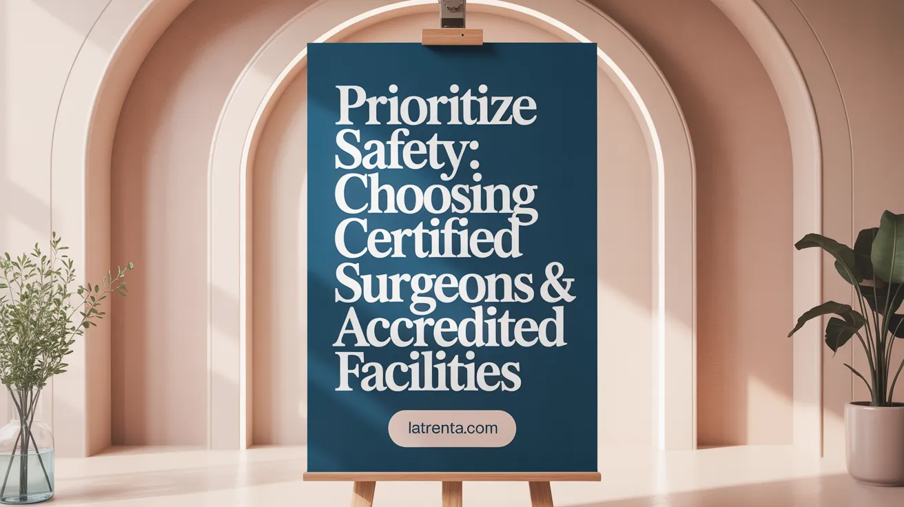 Prioritize Safety: Choosing Certified Surgeons & Accredited Facilities