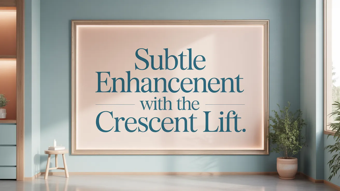 Subtle Enhancement with the Crescent Lift