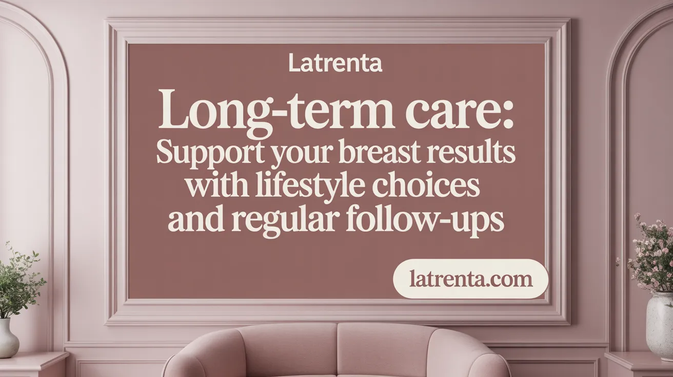 Long-Term Care: Support Your Breast Results with Lifestyle Choices and Regular Follow-Ups