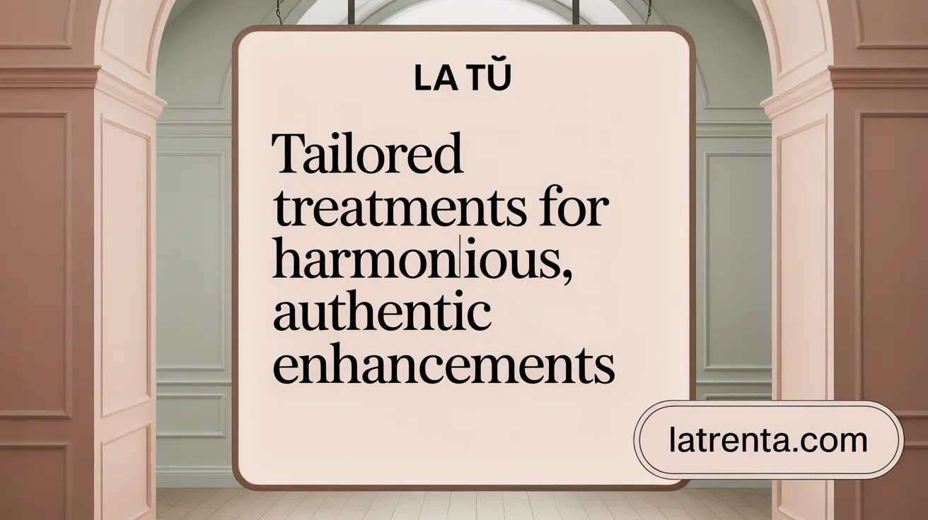 Tailored Treatments for Harmonious, Authentic Enhancements