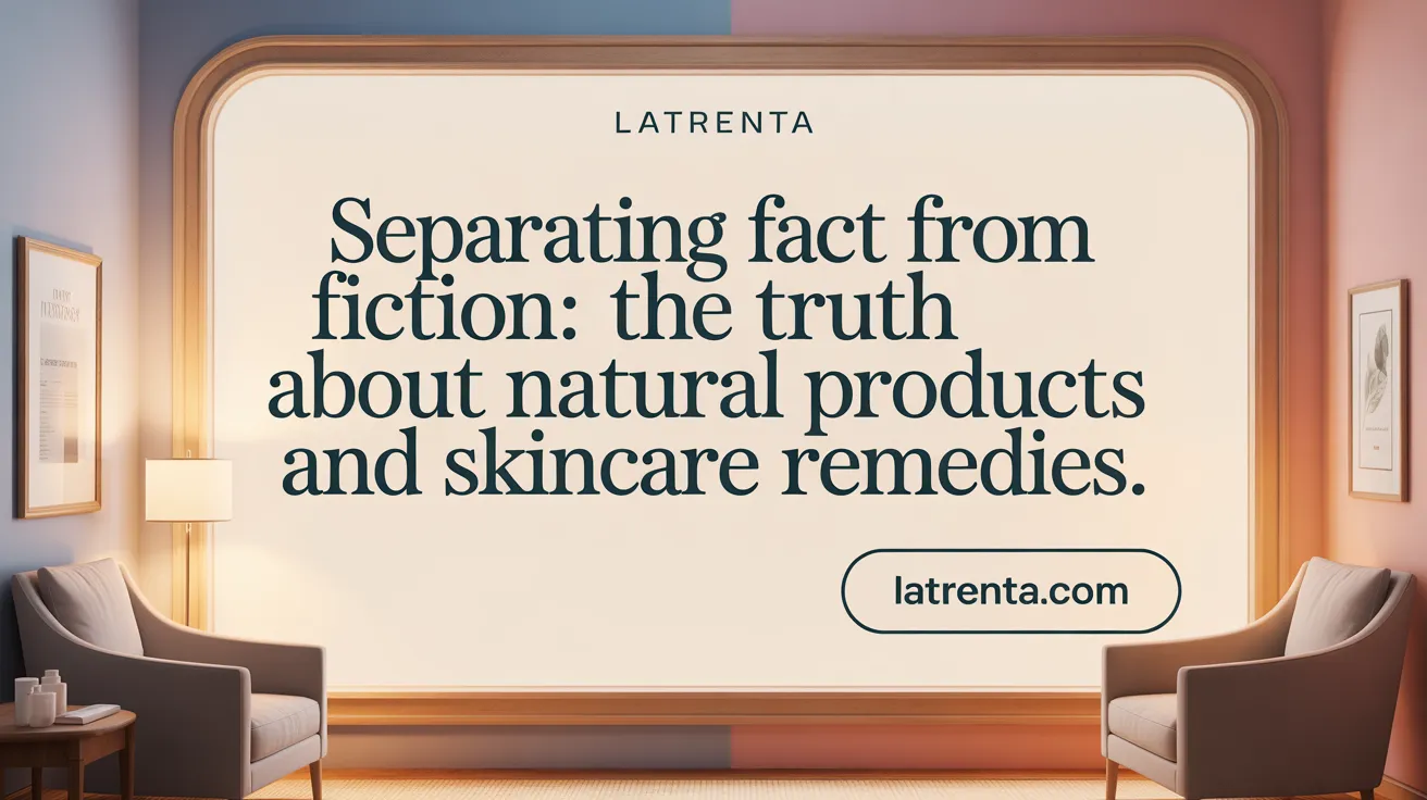 Separating Fact from Fiction: The Truth About Natural Products and Wrinkle Treatments