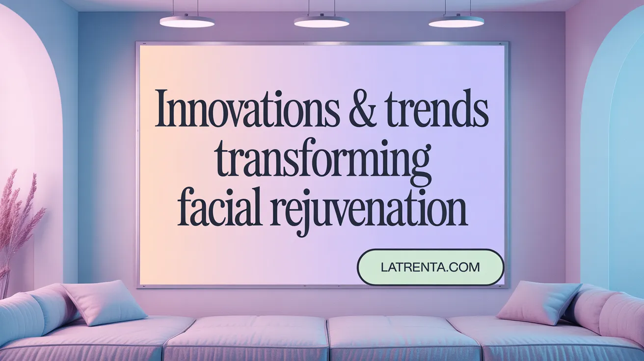 Innovations & Trends Transforming Facial Rejuvenation