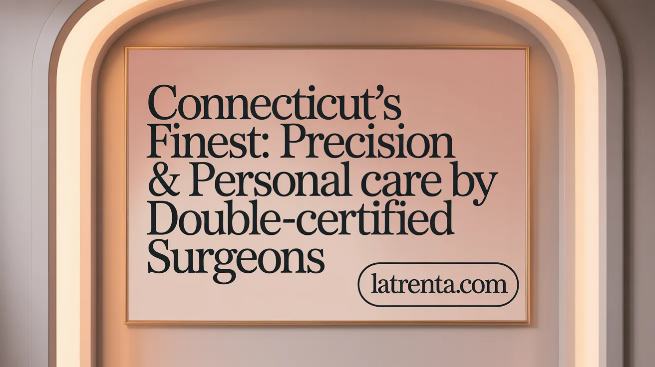 Connecticut's Finest: Precision & Personal Care by Double Board-Certified Surgeons