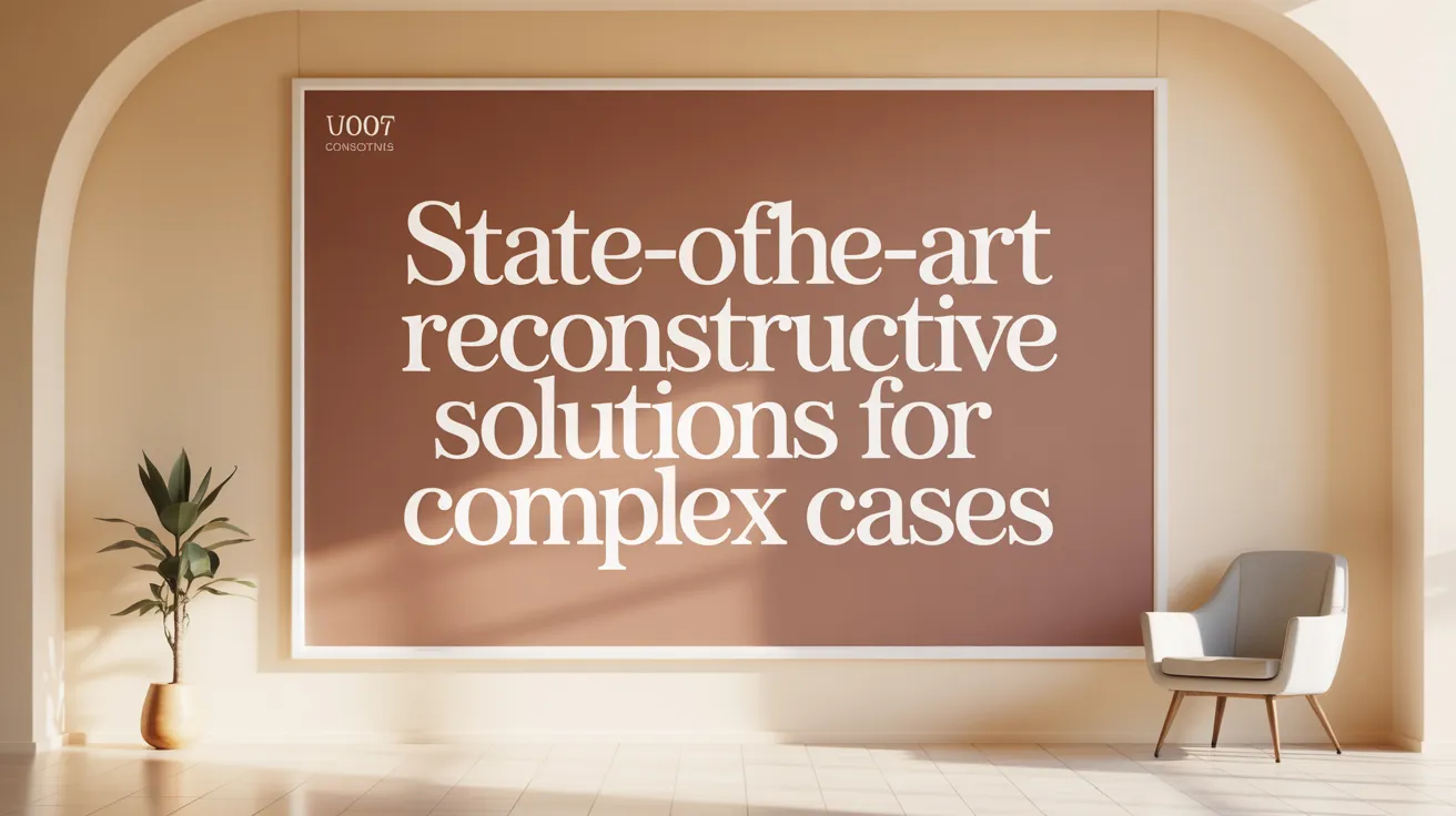 State-of-the-Art Reconstructive Solutions for Complex Cases