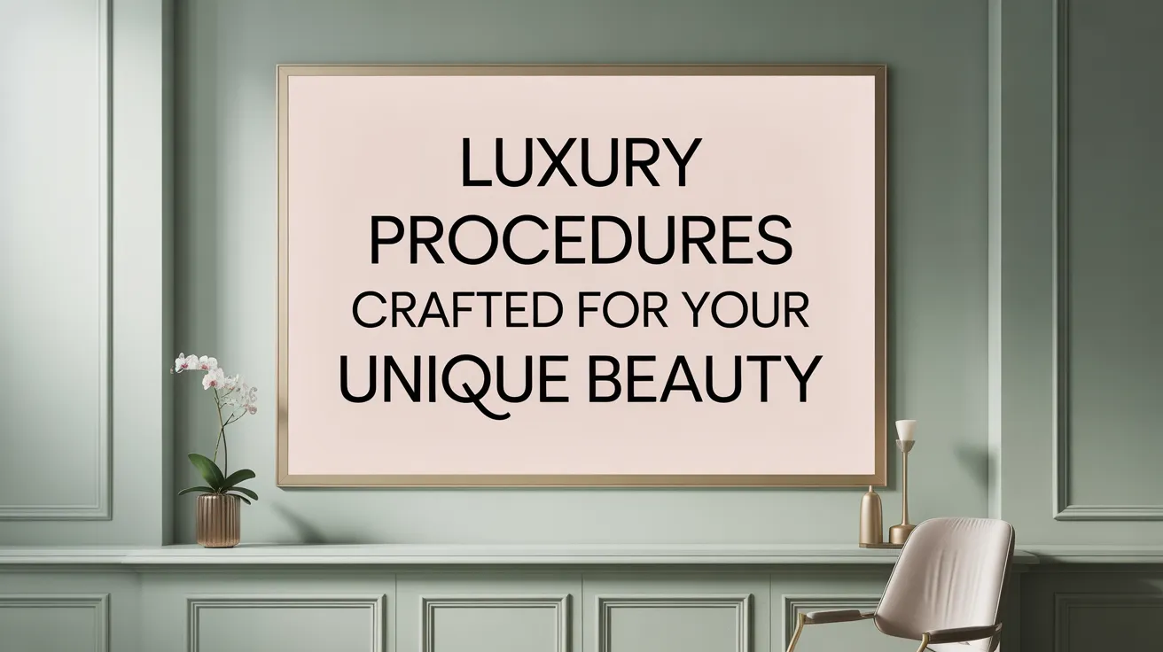 Luxury Procedures Crafted for Your Unique Beauty