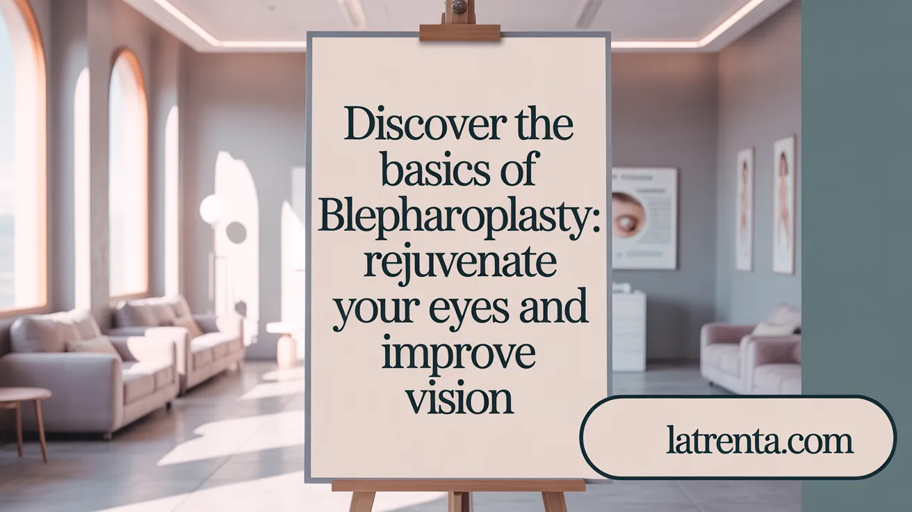 Discover the basics of Blepharoplasty: Rejuvenate your eyes and improve vision