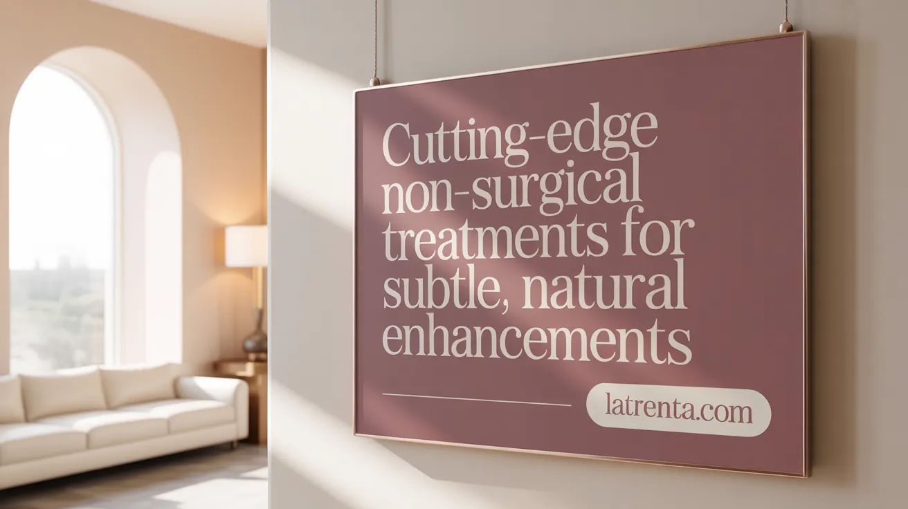 Cutting-Edge Non-Surgical Treatments for Subtle, Natural Enhancements
