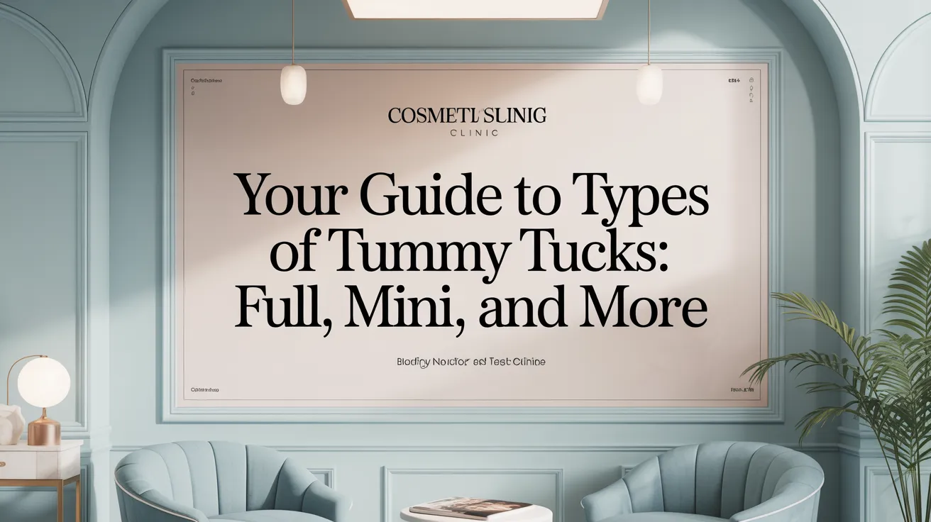 Your Guide to Types of Tummy Tucks: Full, Mini, and More