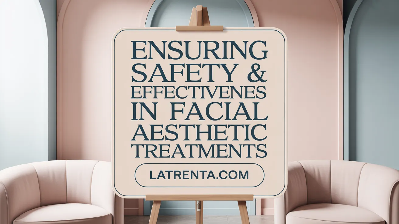 Ensuring Safety & Effectiveness in Facial Aesthetic Treatments