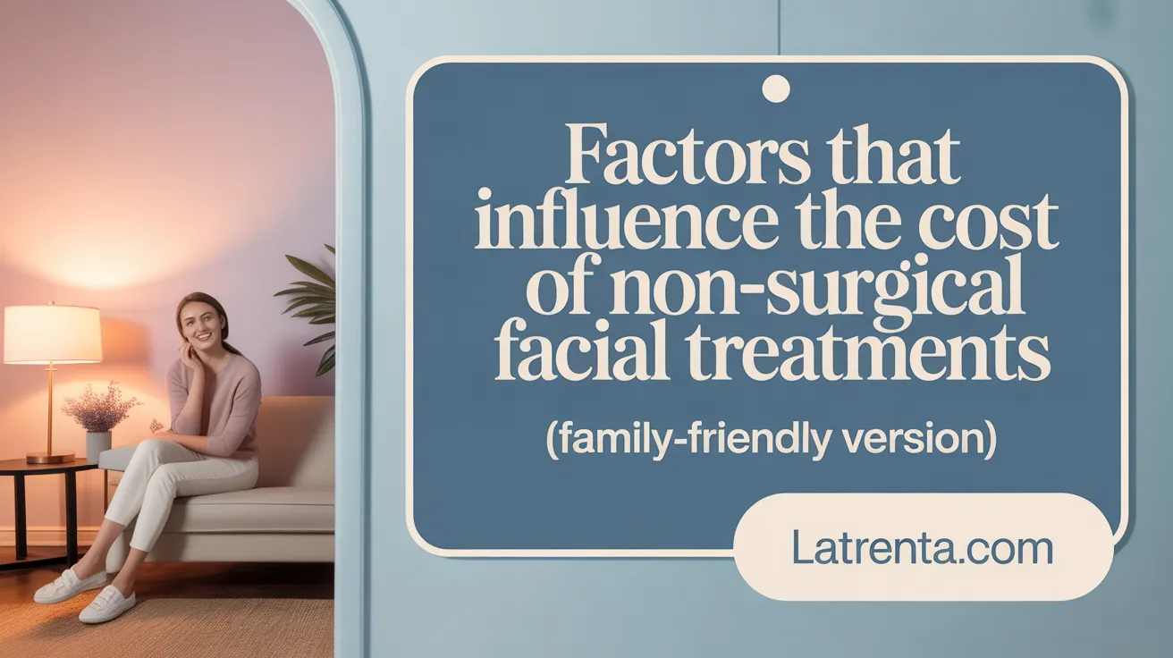 Factors That Influence the Cost of Non-Surgical Facial Treatments